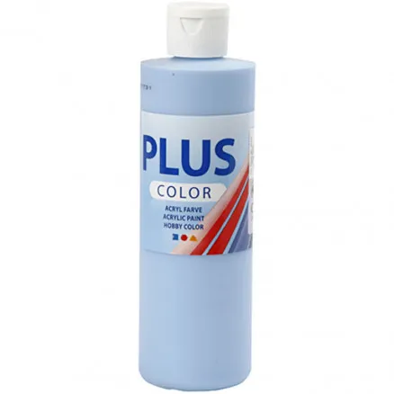 Plus Color harrastusmaali, taivaansininen, 250 ml/1 pullo.