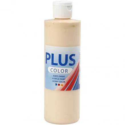 Plus Color harrastusmaali, vaalea puuteri, 250 ml/1 pullo.