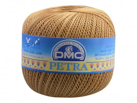 DMC Petra nro 8 Virkkauslanka Unicolor 53045 Beige