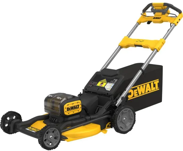 DeWalt 2X18V Itsevetävä ruohonleikkuri. 53 cm runko